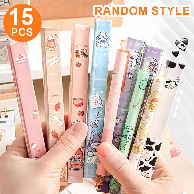 Stationery Supplies Business - 15 Single Gel Pens in a