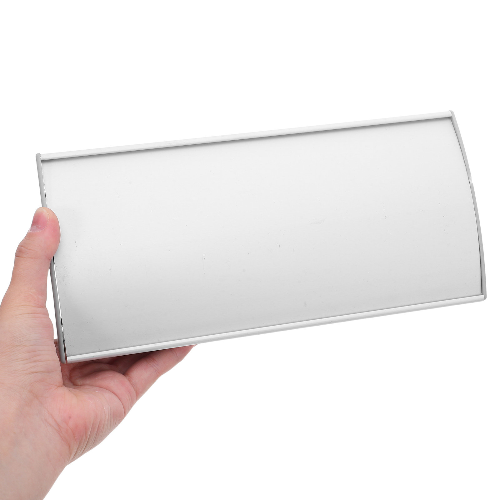 Desk Name Plate - Blank Arched Office Desk Name Plate