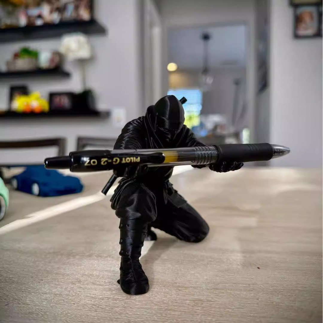 Stationery Office - 3d‑Printed Ninja Pen Holder Creative Desktop