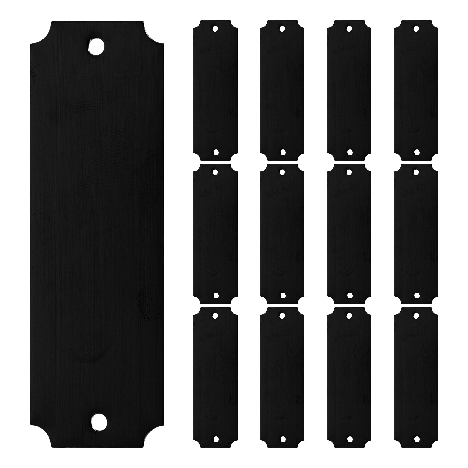 12pcs Engraving Blank Tags Sta - Desk Name Plate 评论和价格