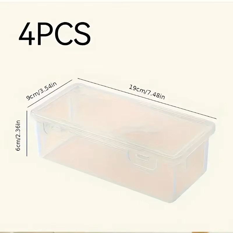 4 Large Transparent PP Storage - Stationery Office Supply Store 评论和价格