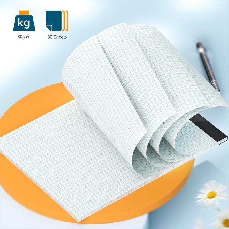 Y2GD 6 Pcs Note Pads Graph Pap - Graph Paper Pad 评论和价格