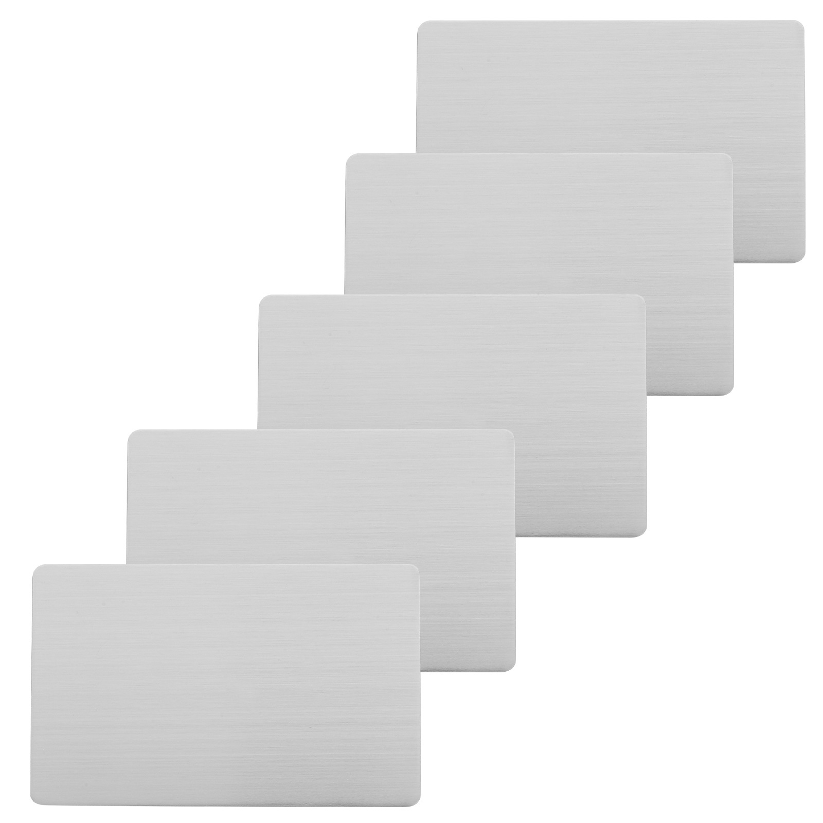 5Pcs Stainless Steel Name Plat - Desk Name Plate 评论和价格