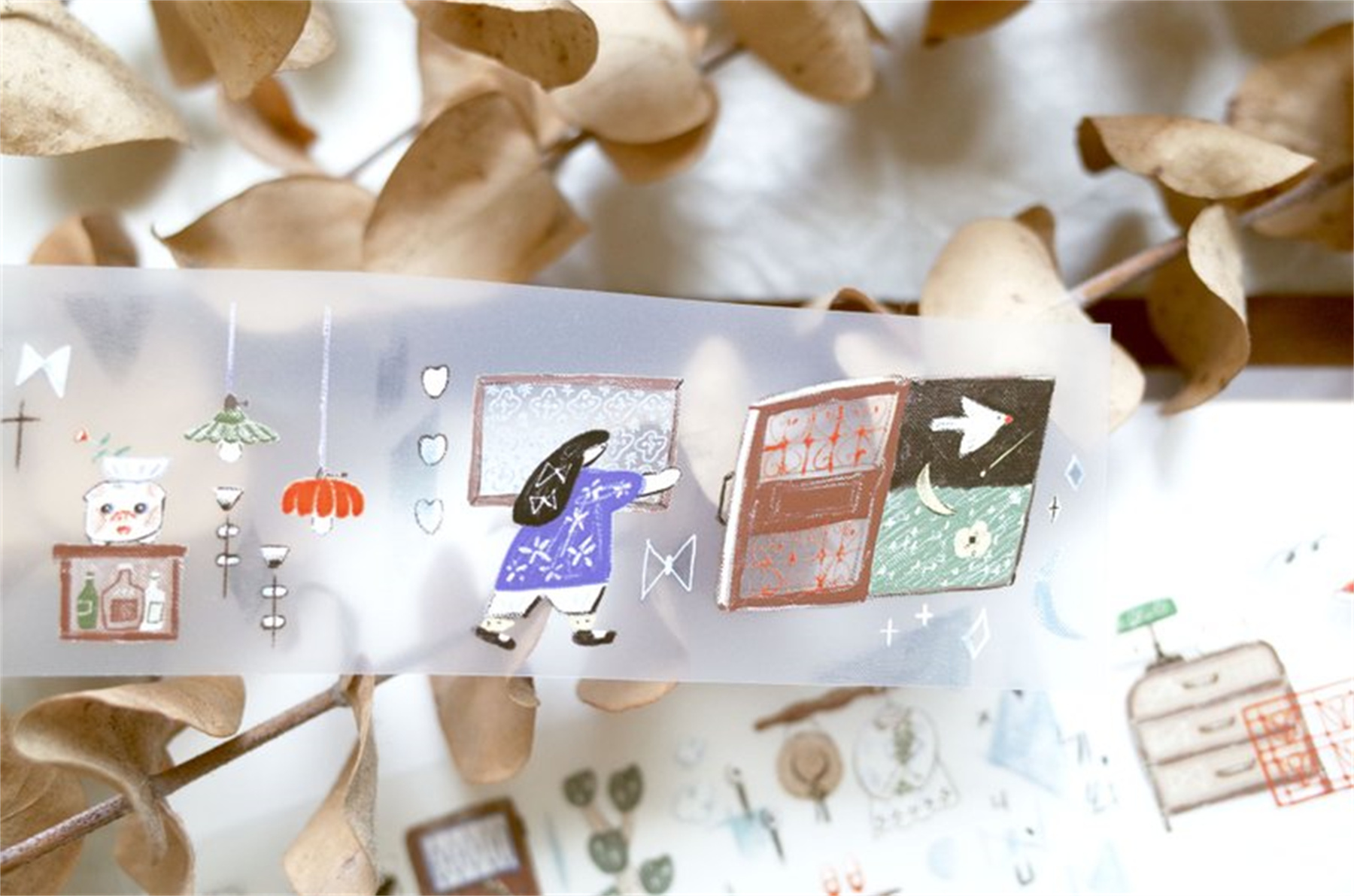 1Loop-Misshoegg Studio Vintage - Washi Tape Set 评论和价格