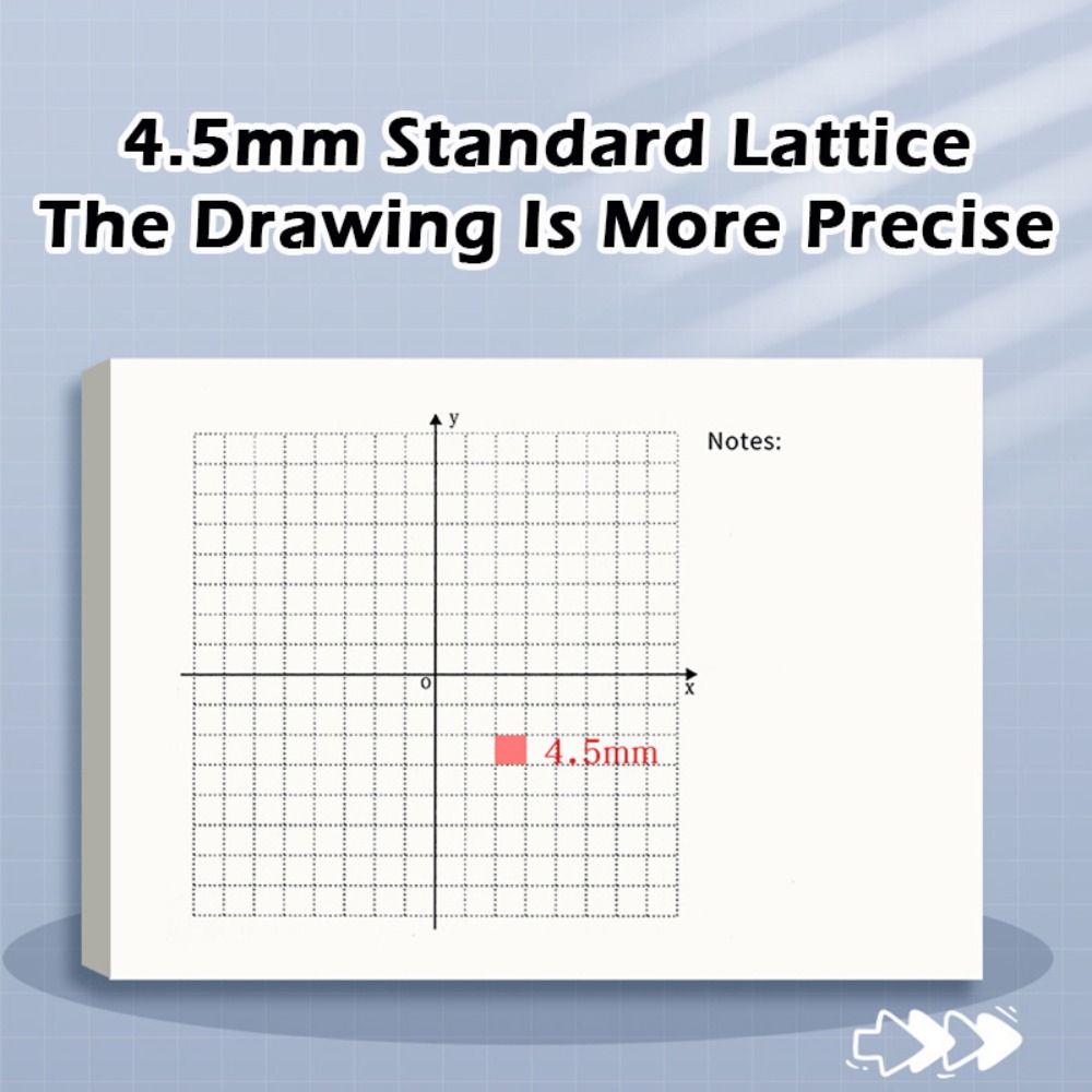 Minimalist 64K Notepad Tearabl - Graph Paper Pad 评论和价格