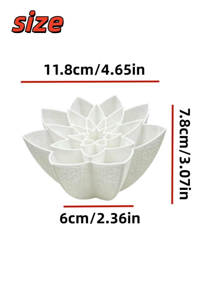 Floral Lotus Pen Holder Deskto - Stationery Office Supply Store 评论和价格