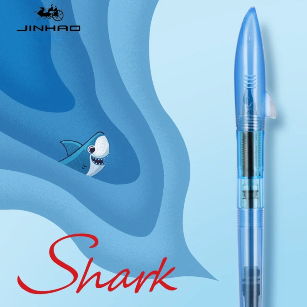 Jinhao Cute Shark Fountain Pen - Stationery Supplies Business 评论和价格