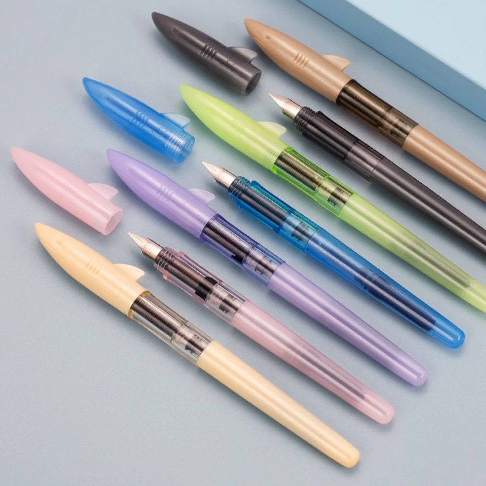Jinhao Cute Shark Fountain Pen - Stationery Supplies Business 评论和价格
