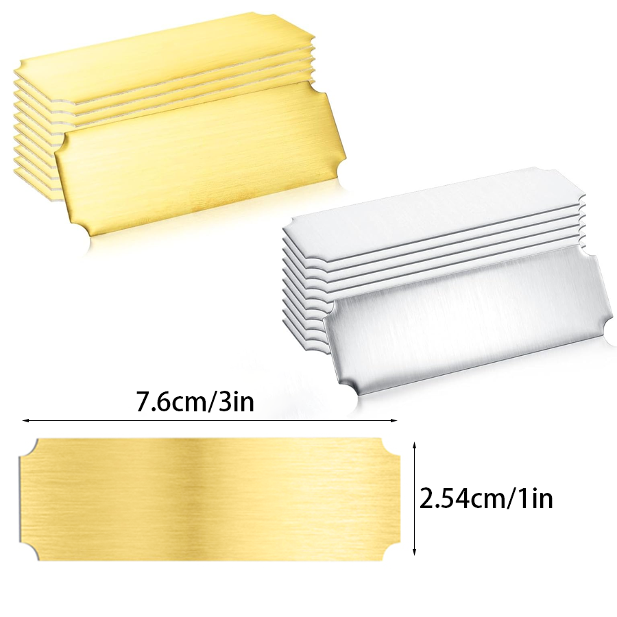 20pcs Engravable Stainless S - Desk Name Plate 评论和价格