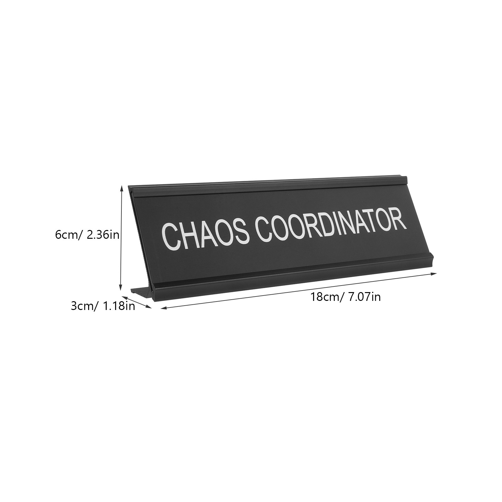 Aluminum Alloy L Shaped Desk P - Desk Name Plate 评论和价格